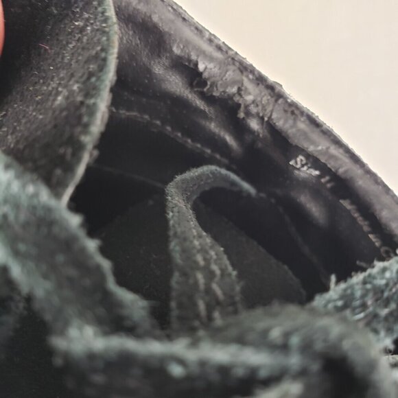 Dolce Vita Ankle Wedge Booties Black Suede Lace Up Womens Size 11 - Picture 13 of 13